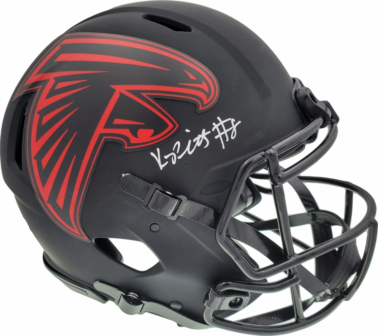 Kyle Pitts Autographed Signed Atlanta Falcons Eclipse Black Full