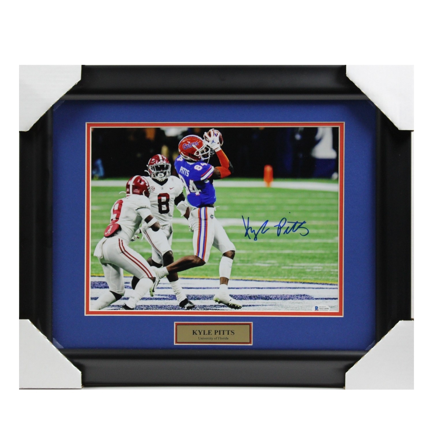 Kyle Pitts Autographed Signed Florida Gators Framed 11x14 Catch vs