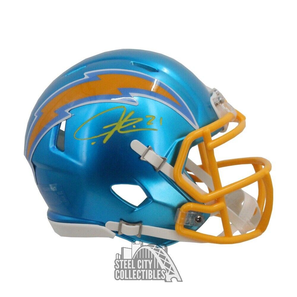 Ladainian Tomlinson Autographed Signed Los Angeles Flash Mini Football  Helmet - Beckett