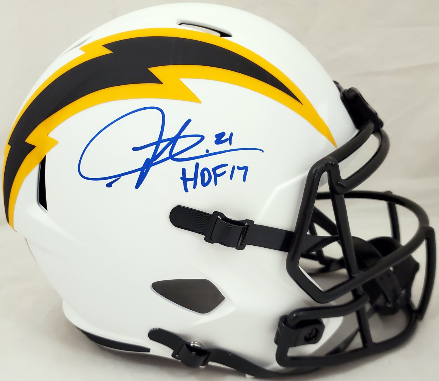 Ladainian tomlinson signed helmet clearance