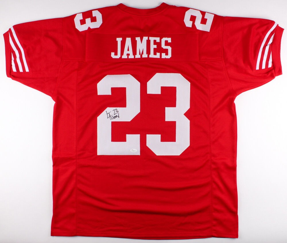 Lamichael James Autographed Signed 49Ers Jersey (JSA)2 First-Team  All-American Oregon Ducks