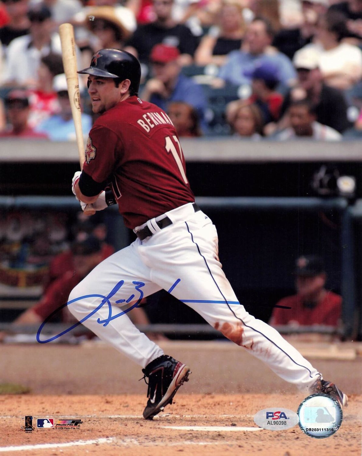 Lance Berkman Astros Signed 8x10 Photo Autograph PSA/DNA AL90394