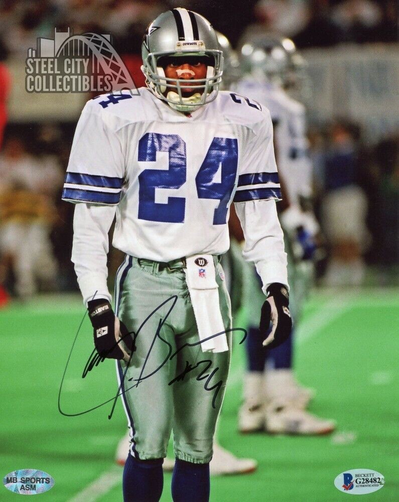 Larry Brown Autographed Signed Dallas Cowboys 8X10 Photo (Black Ink) -  Beckett COA