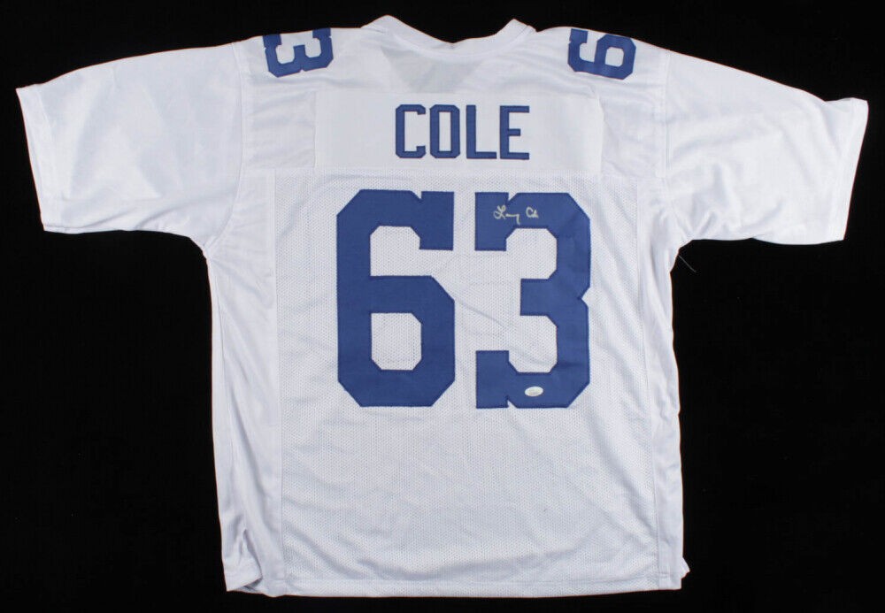 Larry Cole Autographed Signed Dallas Cowboys Jersey (JSA COA) 2Xsuper Bowl  Champ Vi & Xii