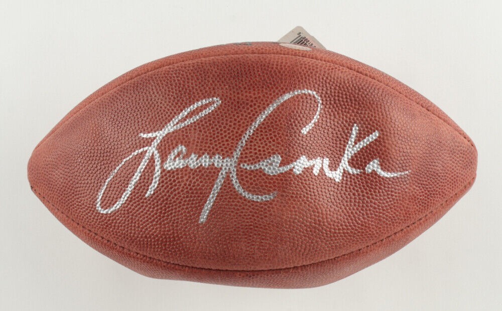 Larry Csonka Autographed Signed Official NFL Game Ball (JSA COA) Miami  Dolphins Running Back