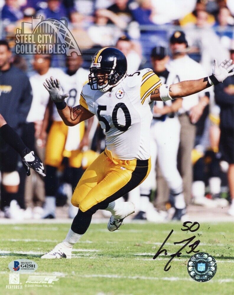 Larry Foote Autographed Signed Pittsburgh Steelers 8X10 Photo