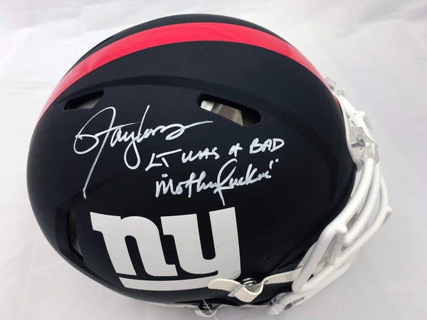 LAWRENCE TAYLOR AUTOGRAPHED NEW YORK GIANTS W