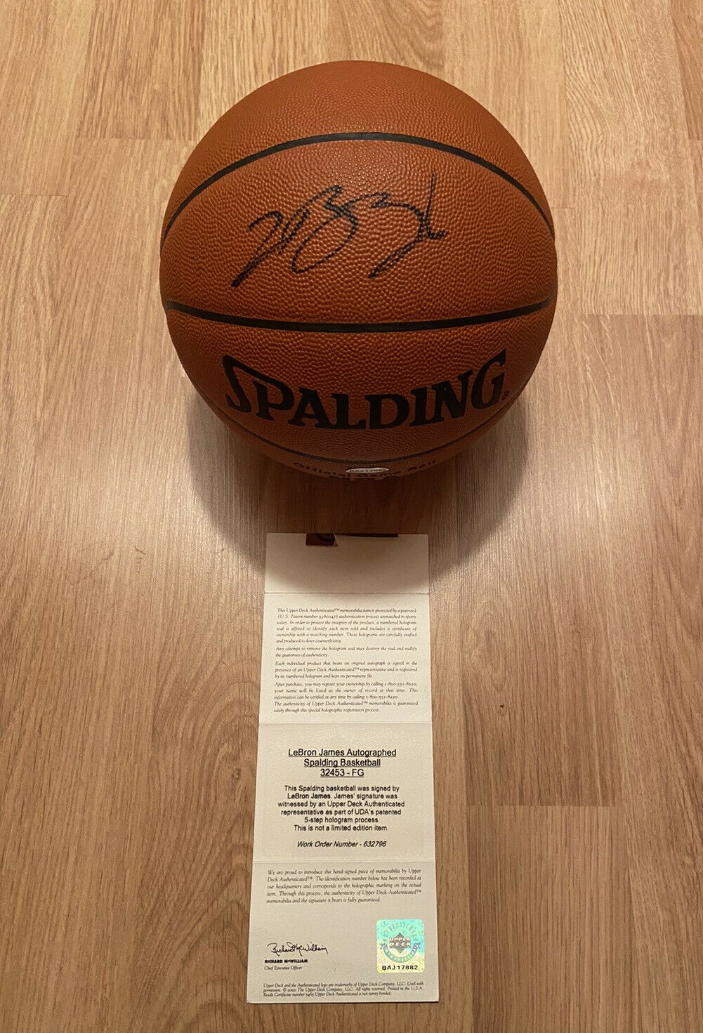 Lebron James Autographed Signed Autograph Auto UDA UDA NBA Official