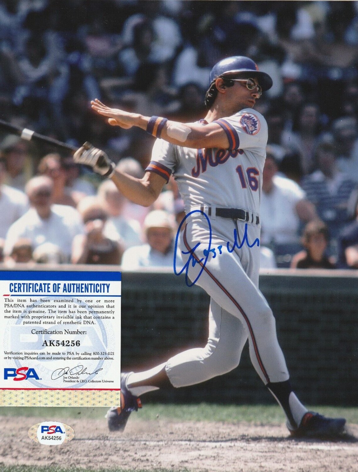 Signed Lee Mazzilli Photo - 8x10