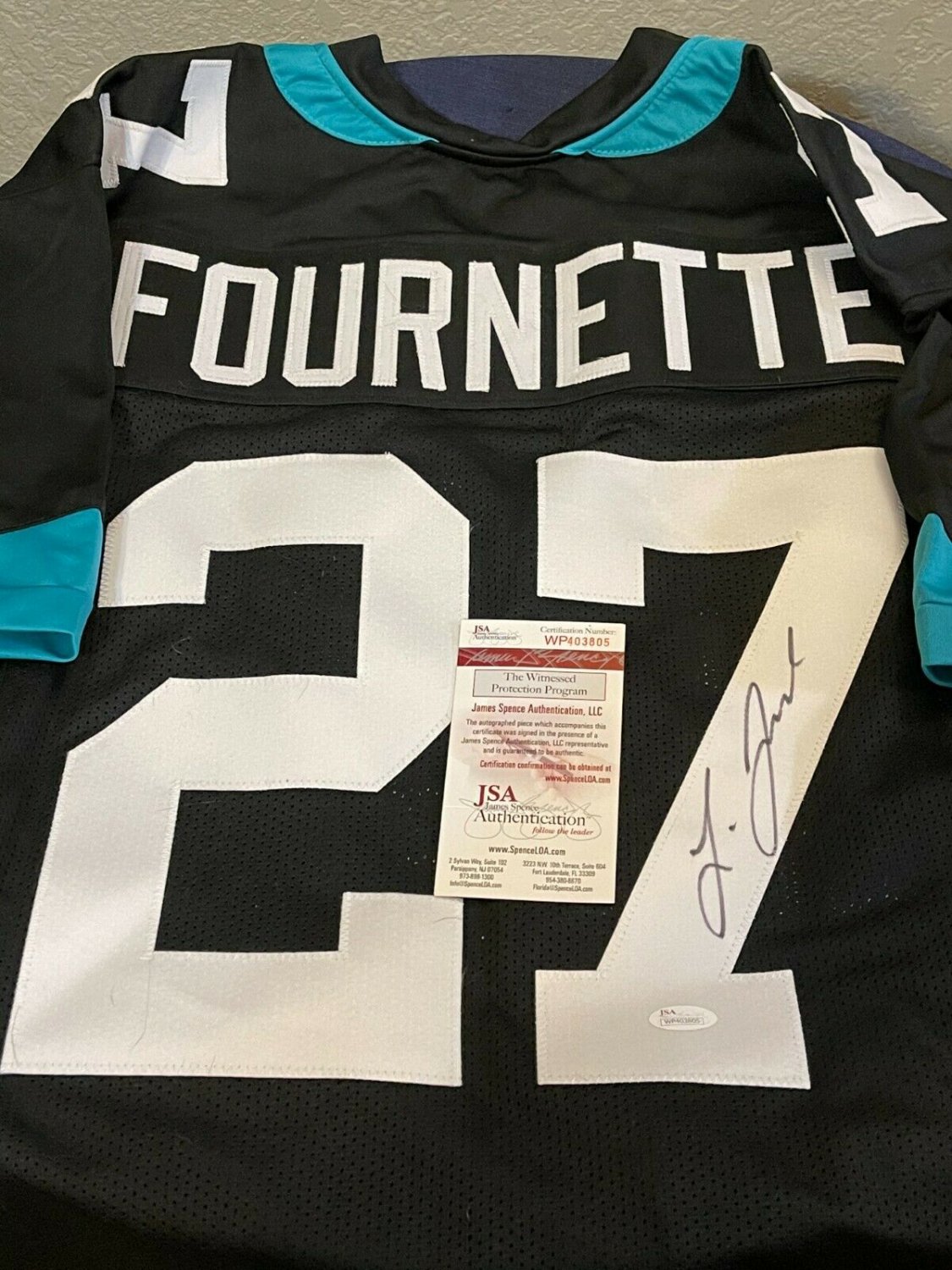 leonard fournette signed jersey