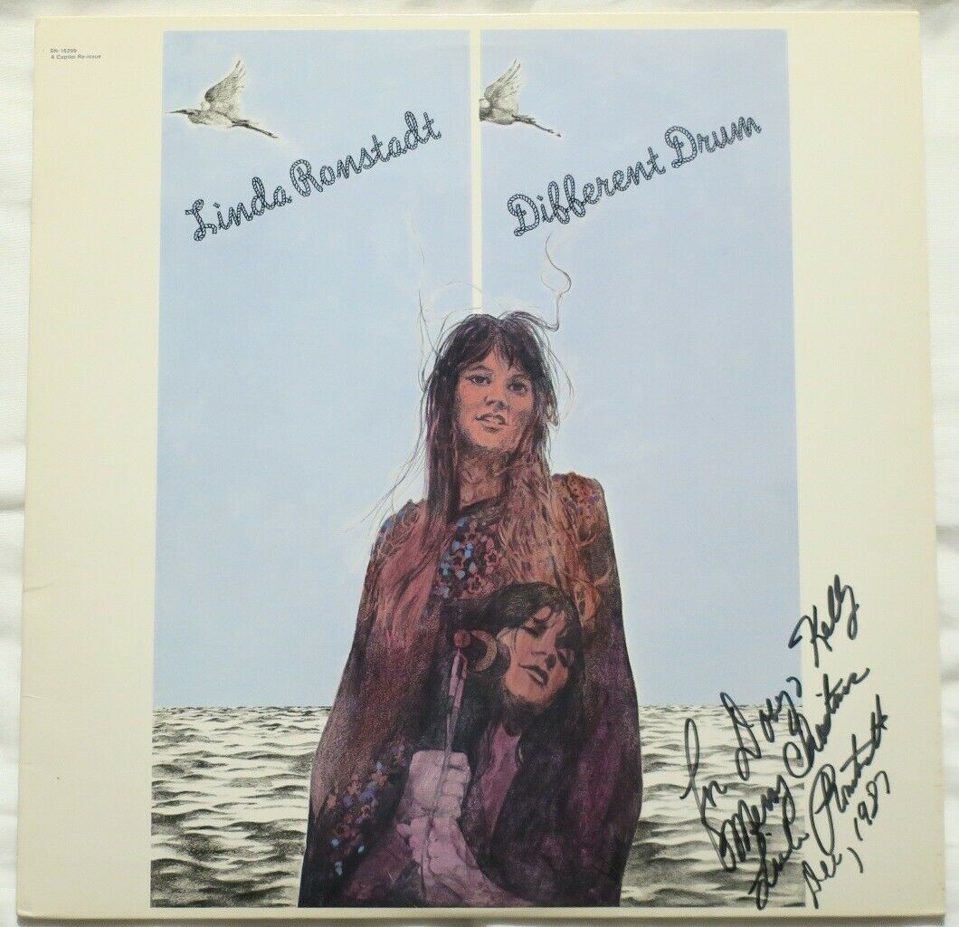 Linda Ronstadt Autographed Signed Authentic Autographed Album Cover Beckett