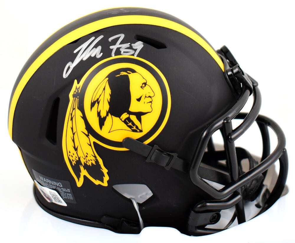 London Fletcher Autographed Signed Wft Eclipse Speed Mini Helmet- Beckett W  Hologram