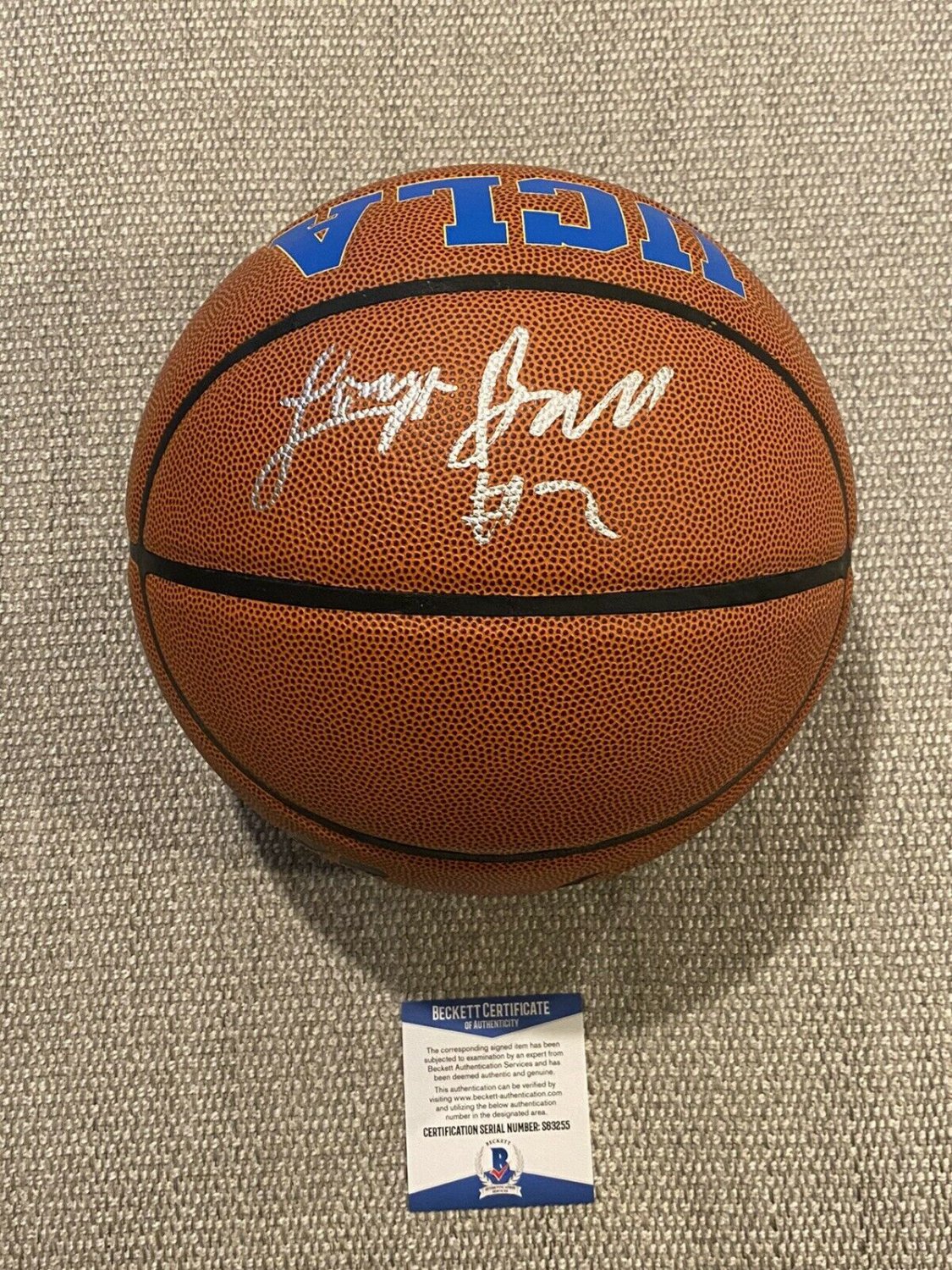 lonzo ball autograph