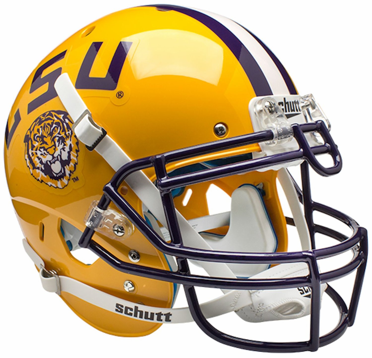 LSU Tigers Authentic College XP Football Helmet Schutt