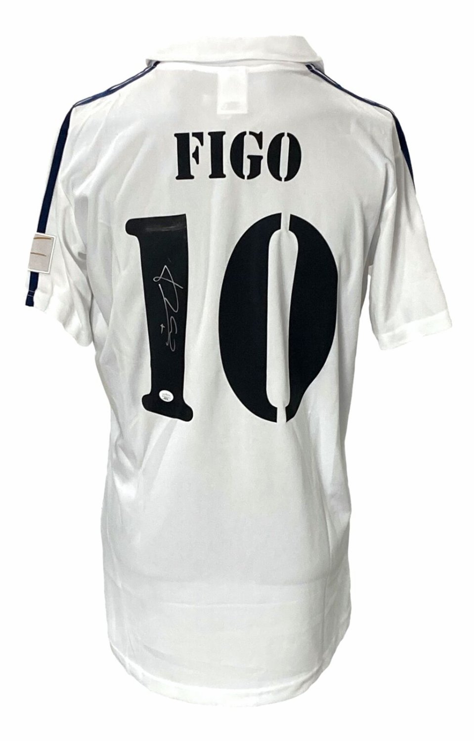 Luis Figo Autographed Signed Real Madrid Adidas Soccer Jersey JSA