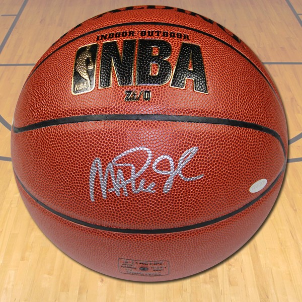 magic johnson signed basketball