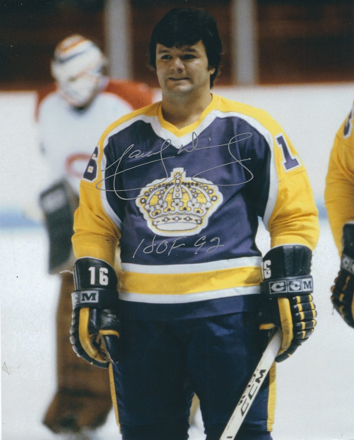 MARCEL DIONNE Signed Los Angeles Kings Hockey Photo 8 X 10 signed