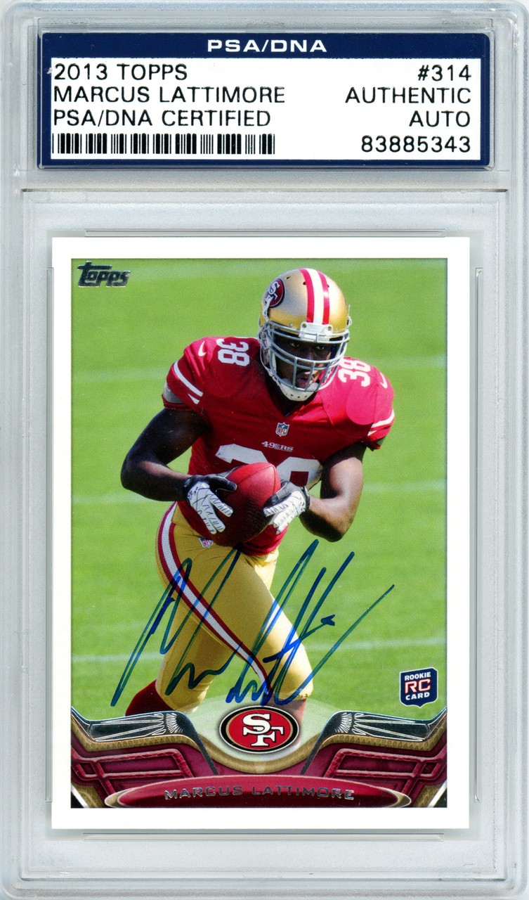 Marcus Lattimore Autographed Signed 2013 Topps Rookie Card 314