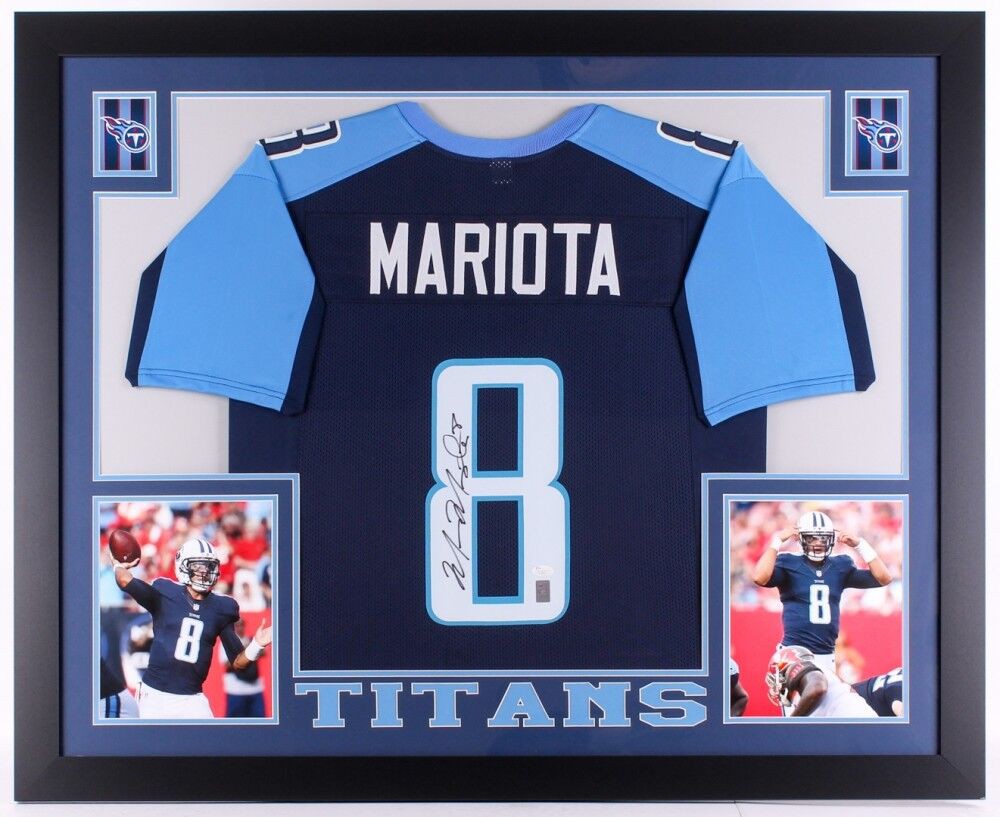 Marcus Mariota Autographed Signed Tennessee Titans 35X43 Custom