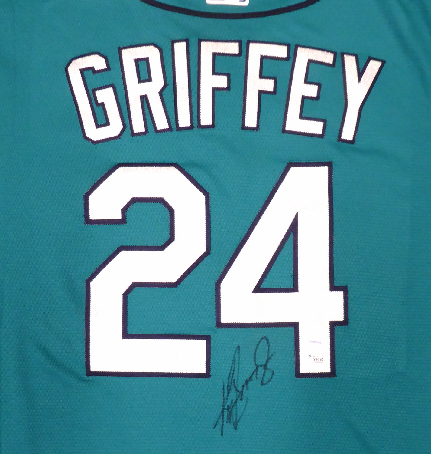 Ken Griffey Jr. Autographed Seattle Mariners White Nike Jersey