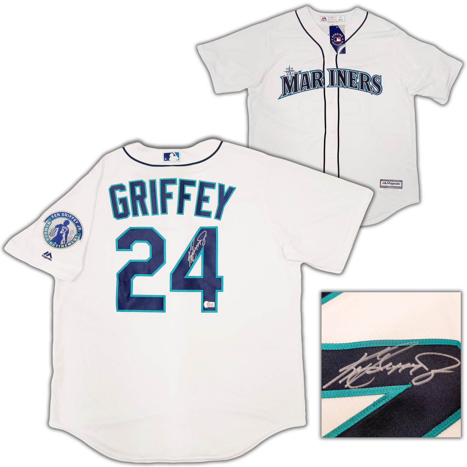 Ken Griffey Jr. Seattle Mariners Majestic Alternate Official Cool