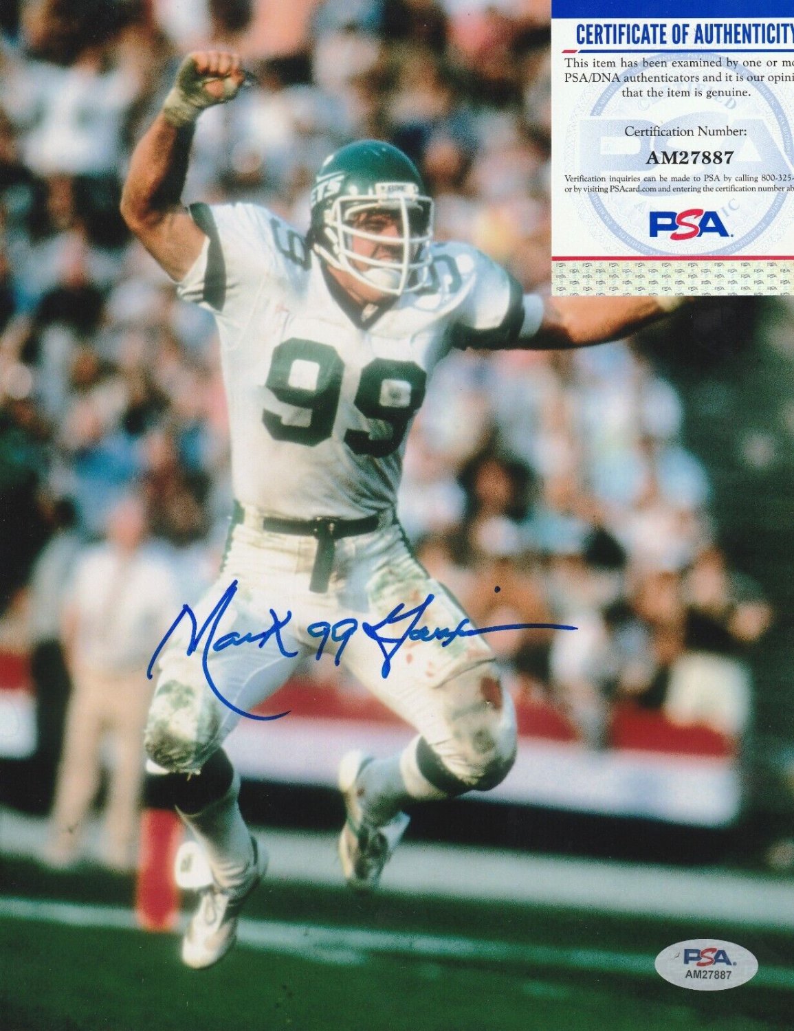 Mark Gastineau Autographed Signed New York Jets PSA Authenticated