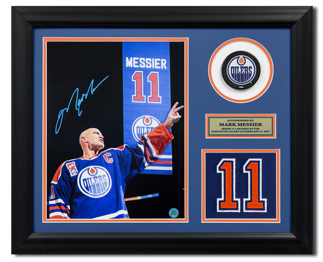 mark messier autographed jersey