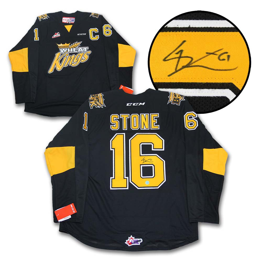 Mark Stone Brandon Wheat Kings Autographed Signed CHL CCM Hockey ...