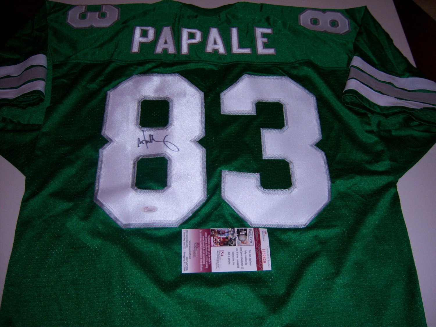 Mark Wahlberg Autographed Signed Invincible,Vince Papale Philadelphia Eagles  JSA/COA Jersey