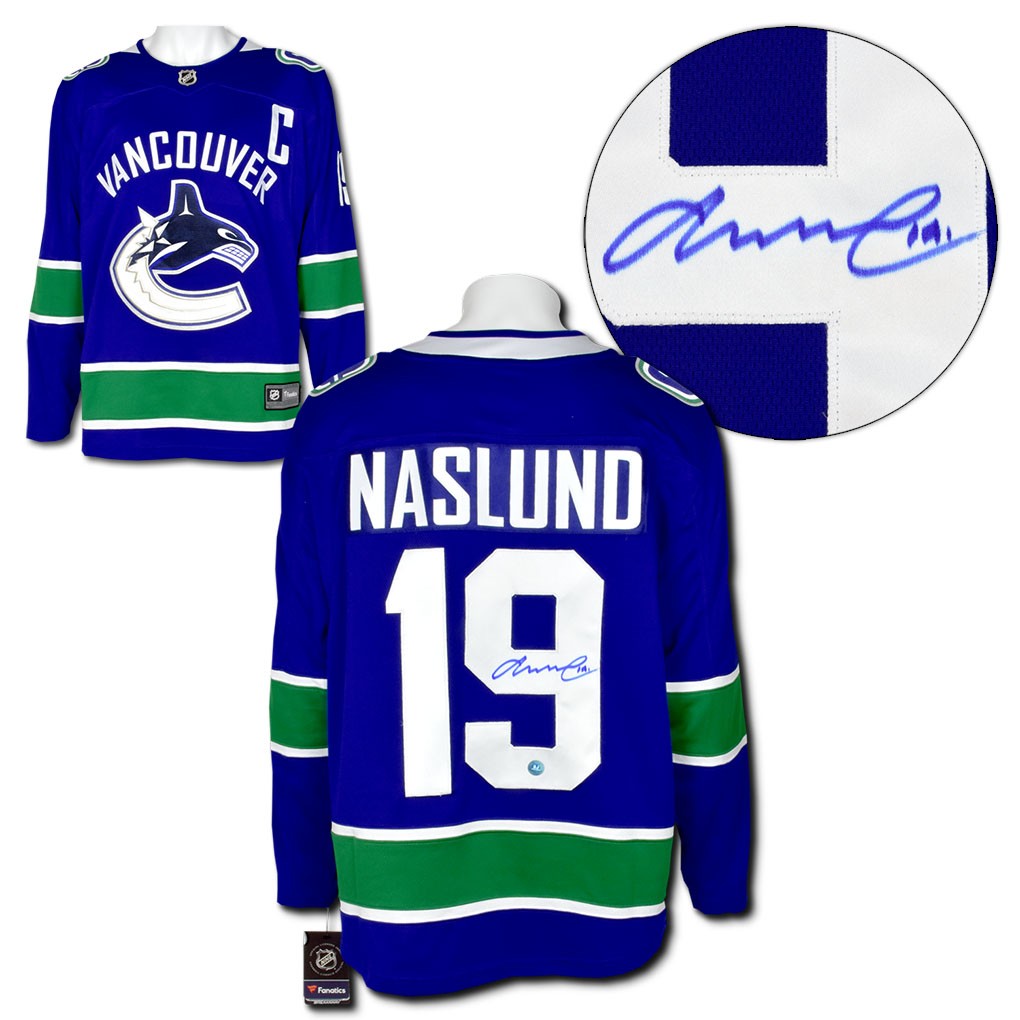 Markus Naslund Vancouver Canucks Autographed Signed Fanatics Hockey Jersey