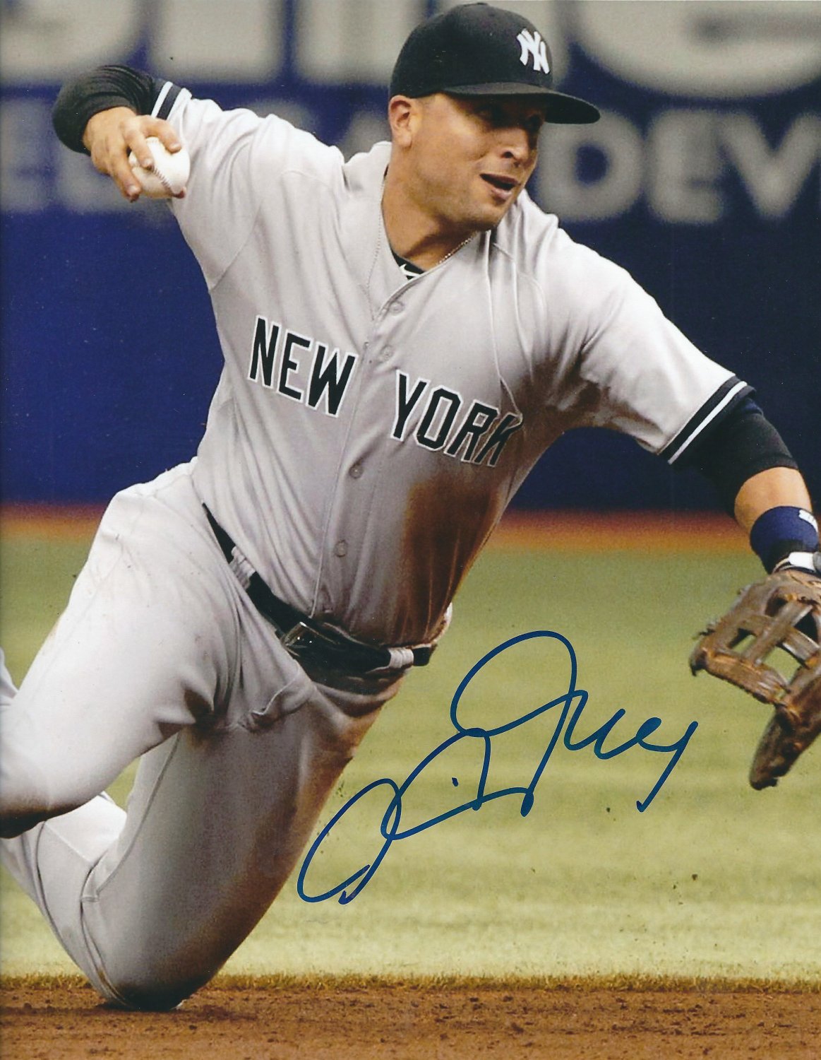 Signed Martin Prado Photo - 8x10