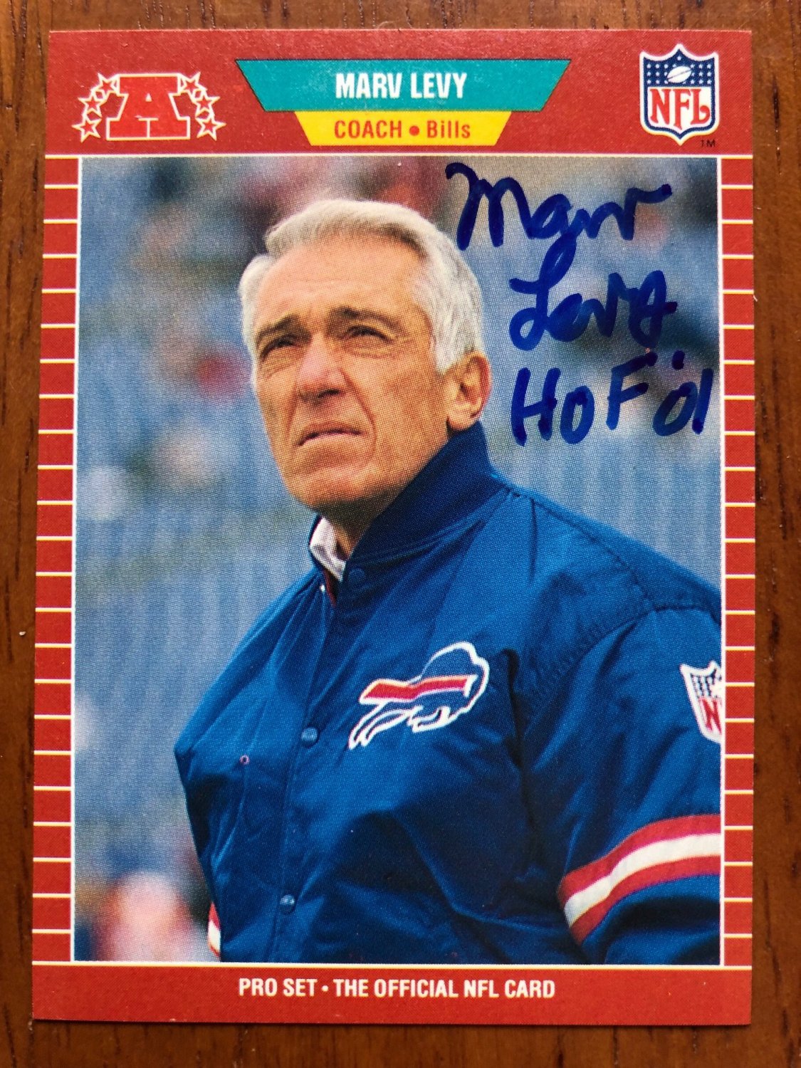 marv levy signed jersey