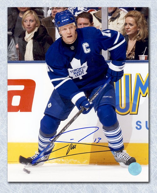 Mats Sundin Autographed Blue Toronto Maple Leafs Jersey at