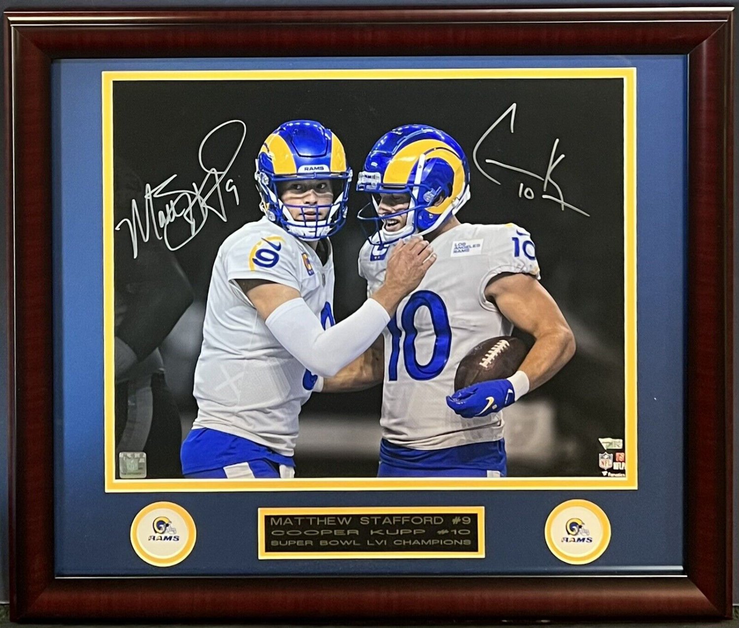 Cooper Kupp Los Angeles Rams Autographed 8 x 10 Super Bowl