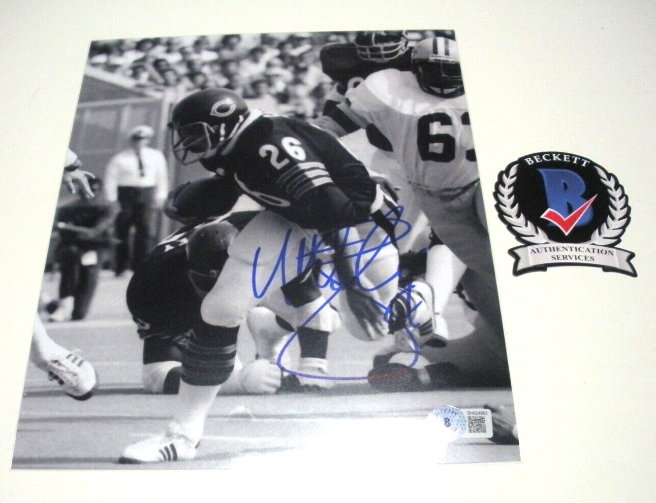 Matt Suhey Autographed Signed Chicago Bears Sb Champs Last 1 Beckett/COA  Photo