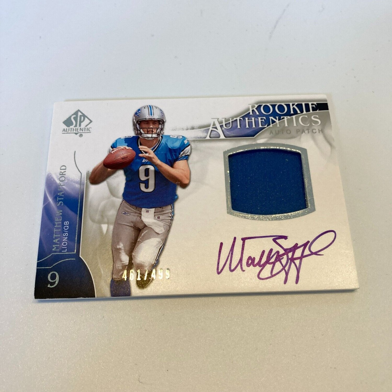 Matthew Stafford Autographed Memorabilia  Signed Photo, Jersey,  Collectibles & Merchandise