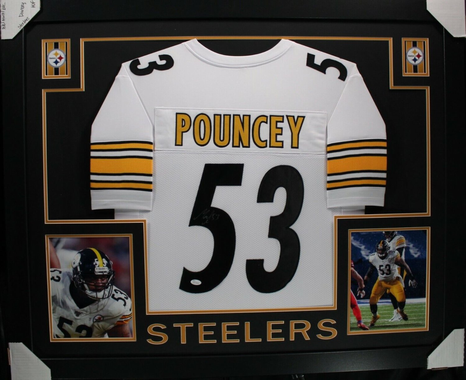 Maurkice Pouncey Autographed Signed (Steelers White Skyline