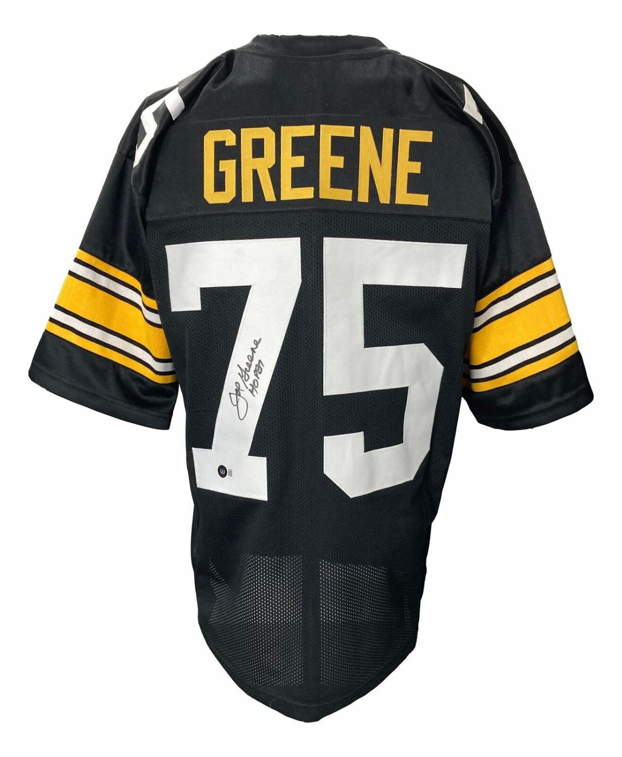 Joe Greene Autographed and Framed White Steelers Jersey