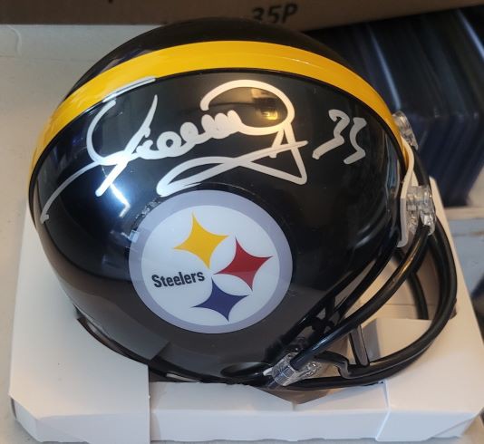 Merril Hoge Autographed Signed Pittsburgh Steelers Mini Helmet - Autographs