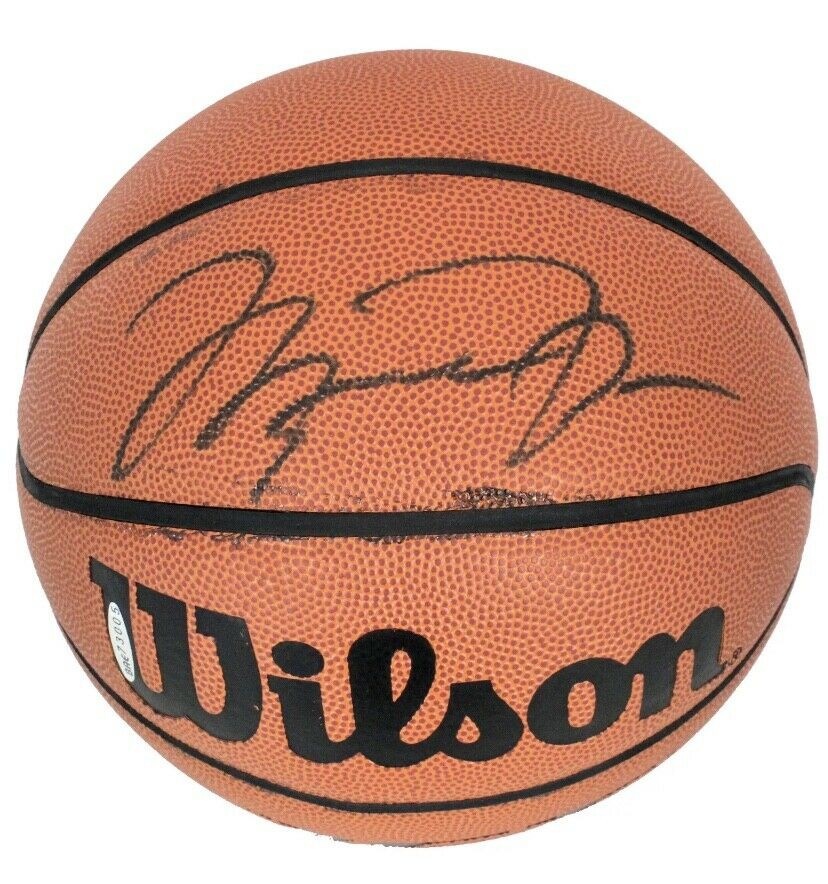 autographed jordan basketball