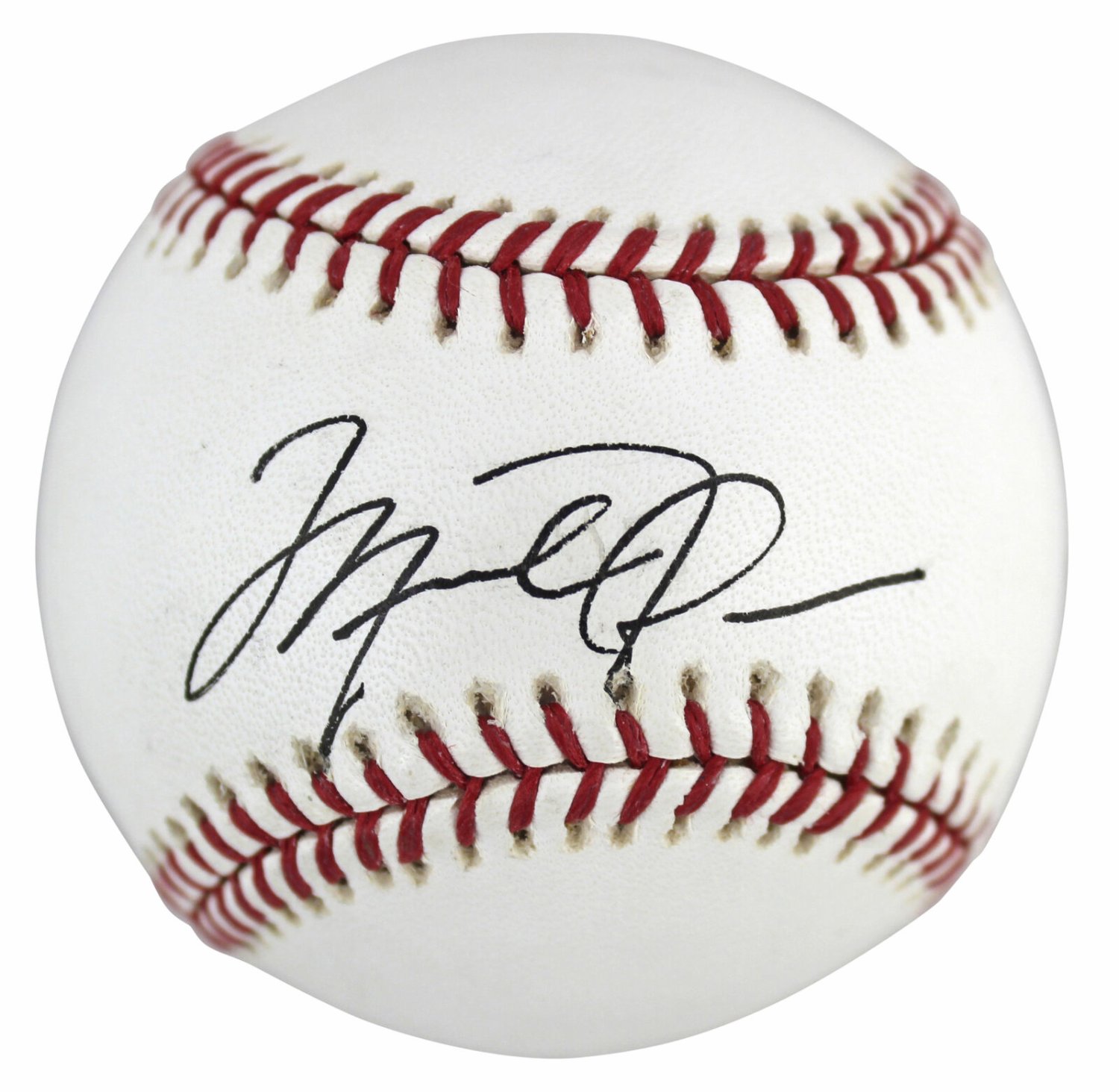 Michael Jordan Autographed Signed Bulls Authentic Oml Baseball Autographed Beckett