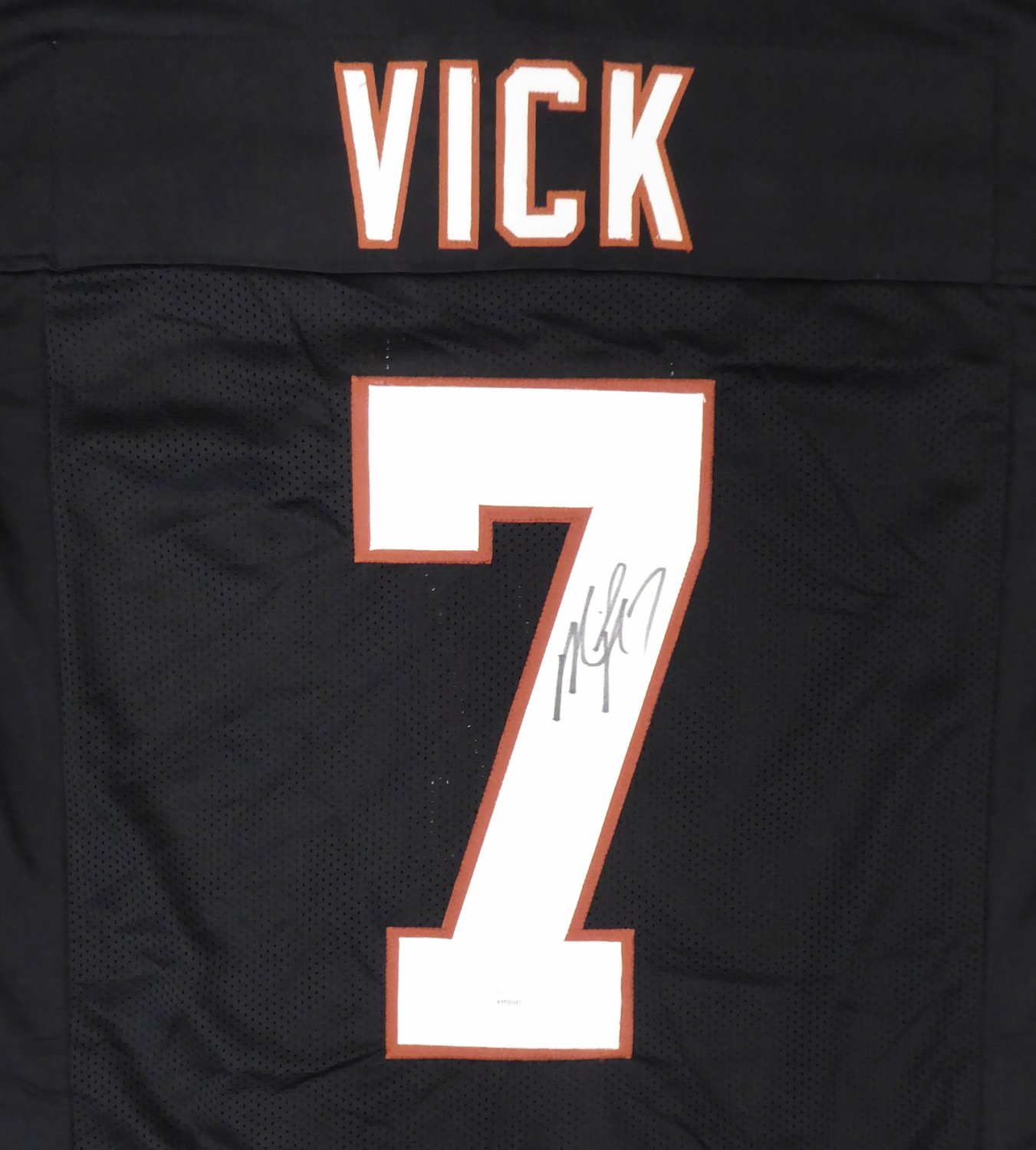 Michael Vick Autographed & Framed Black Falcons Jersey