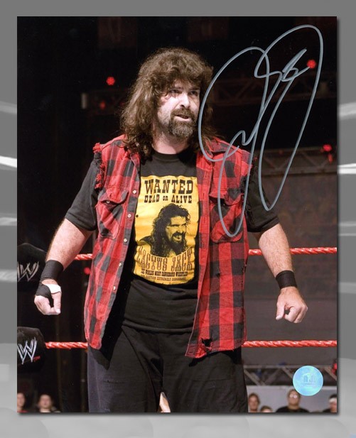 MICK FOLEY Signed Autograph PHOTO Signature Gift Print WWE WRESTLING 