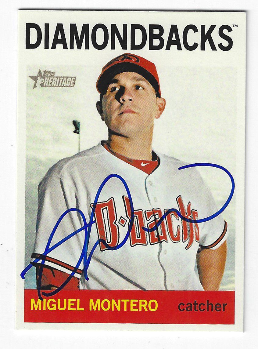 Miguel Montero Autographed Memorabilia  Signed Photo, Jersey, Collectibles  & Merchandise