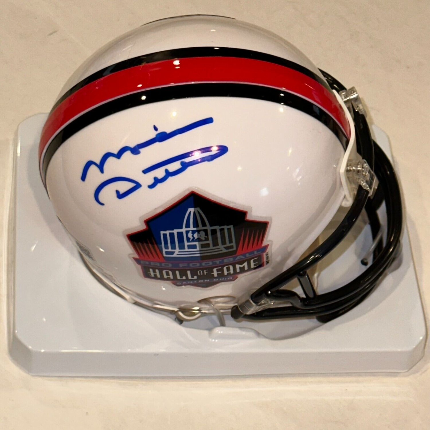 Mike Ditka Autographed Signed (Chicago Bears) Hall Of Fame Mini