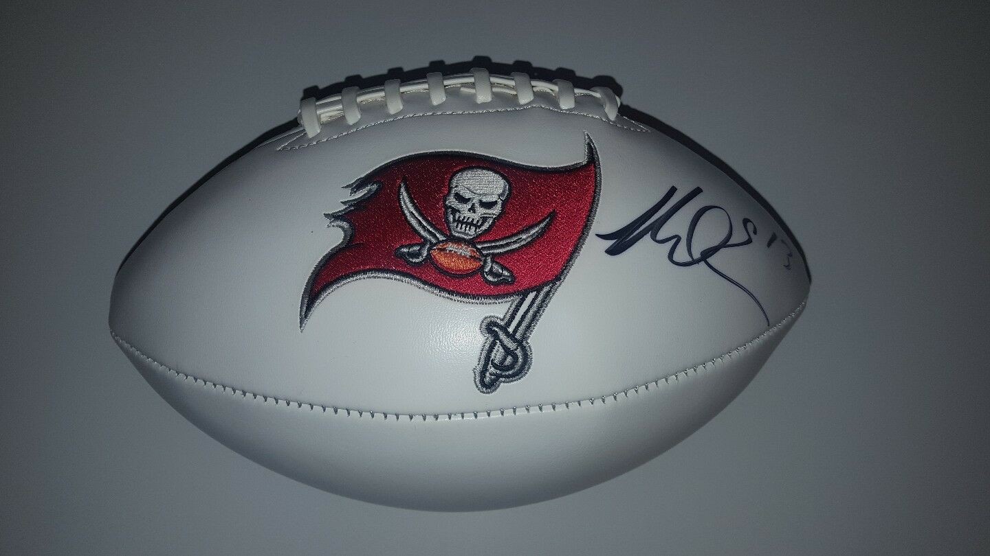 mike evans signed football