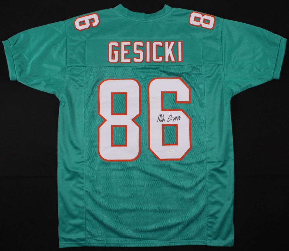 Mike Gesicki Autographed Signed Miami Dolphins Jersey (JSA COA) Former Penn  State Tight End