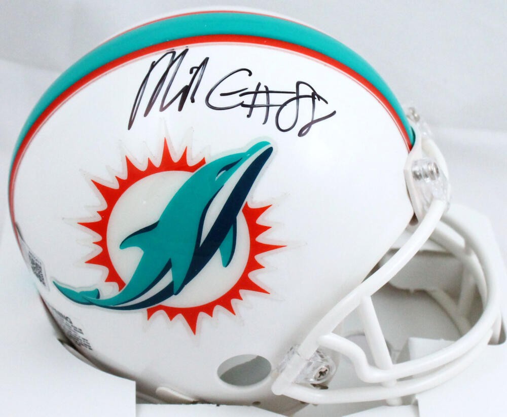 Mike Gesicki Autographed Signed Miami Dolphins Mini Helmet-Beckett