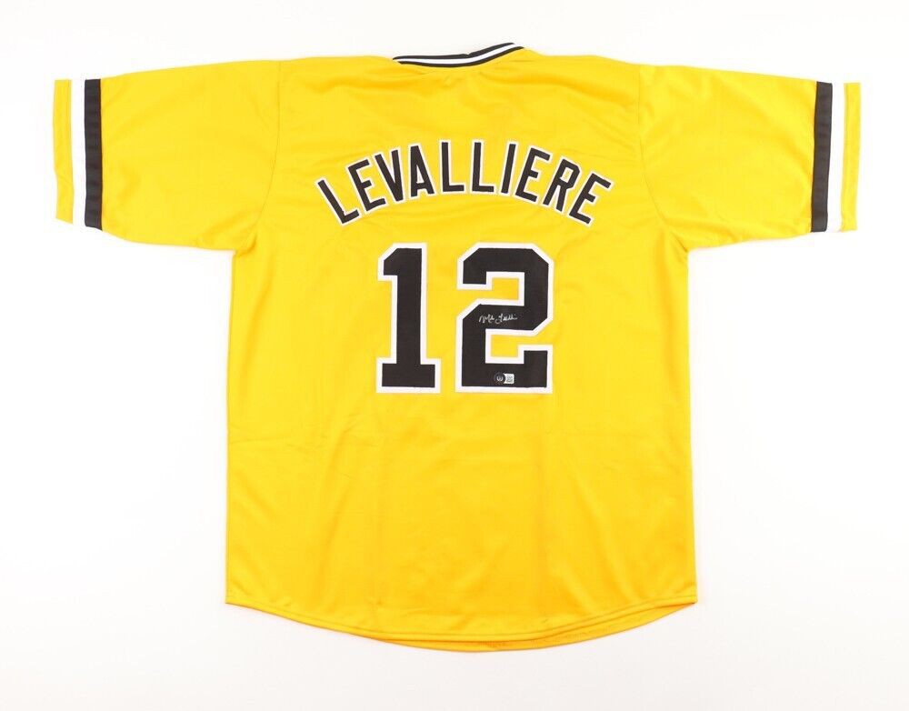 Mike Lavalliere Autographed Signed Pirates Jersey (Beckett) Pittsburgh  Catcher 1987-1993