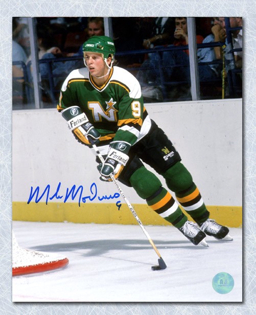 Mike Modano Autographed Fan HQ Exclusive SotaStick Art North State Jer
